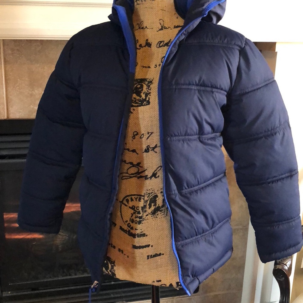 Boys size 10-12. Blue coat